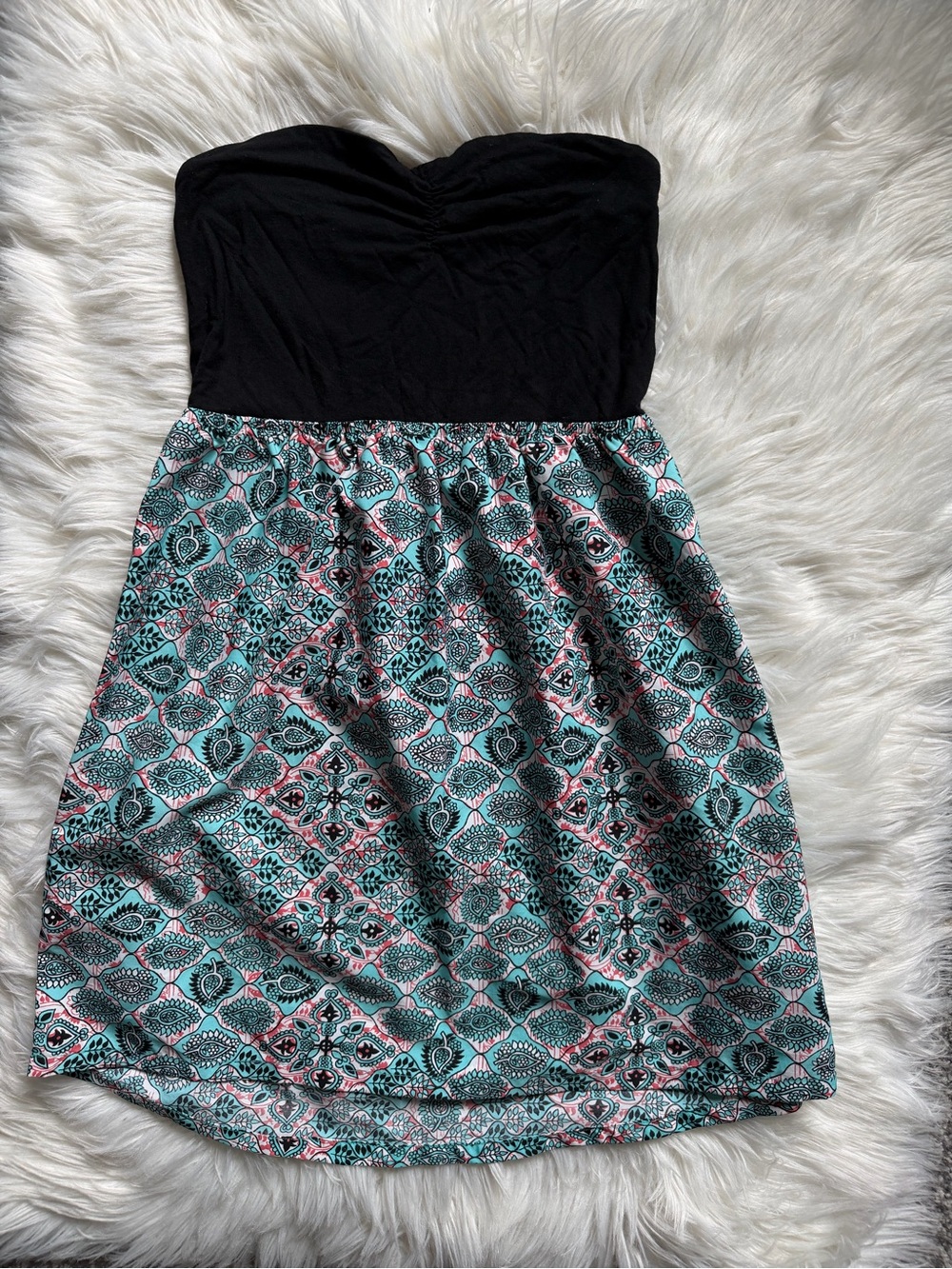 Roxy strapless mini dress